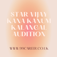 Star Vijay Kana Kanum Kalangal 2023 